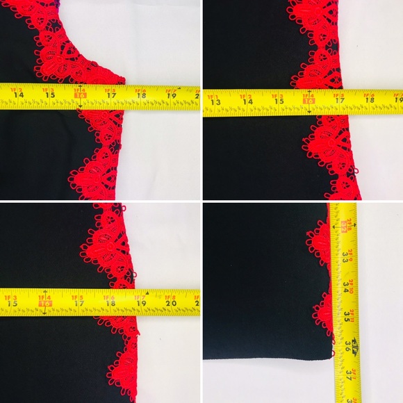 π Host Pick π NWOT Trina Turk Whim AppliqueΜ Lace Trim Crepe Dress - Picture 14 of 14